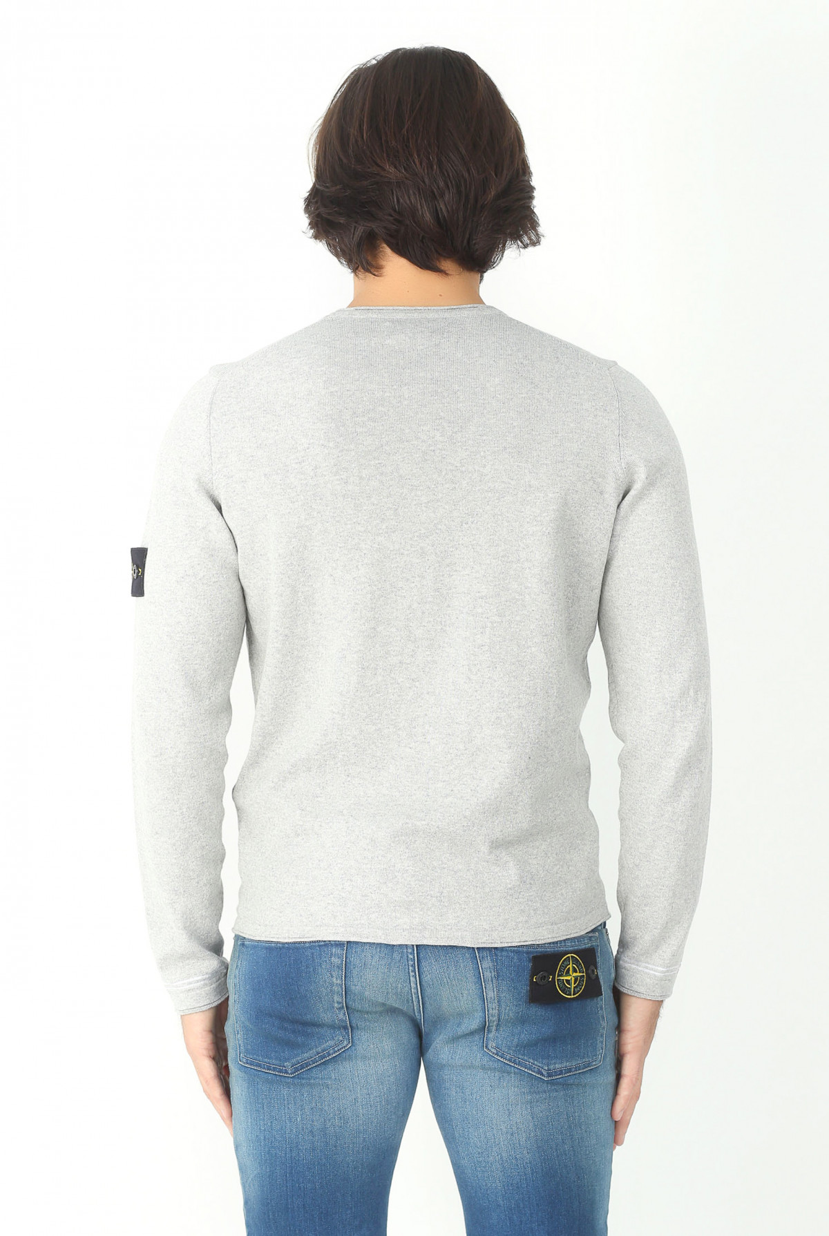 PULL STONE ISLAND GRIS 6815569B9V0064