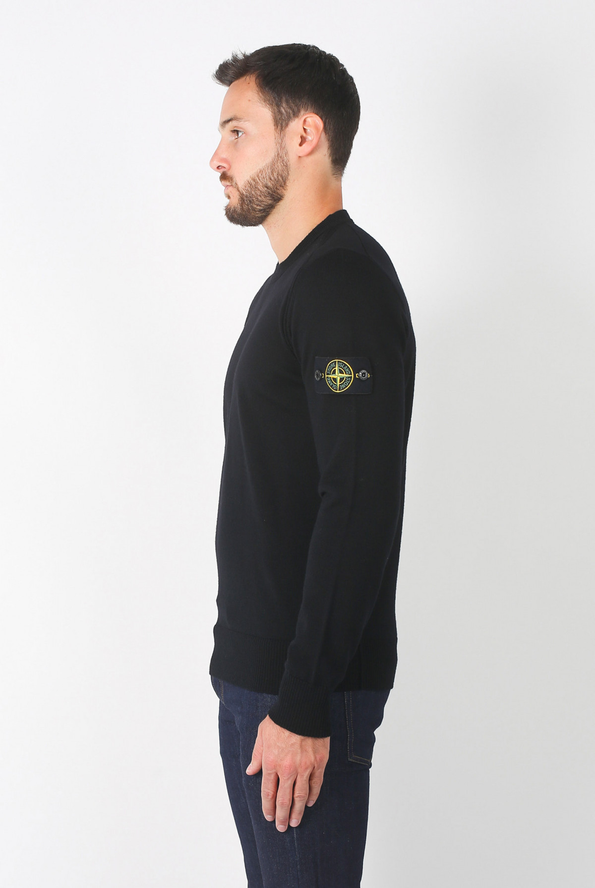 PULL STONE ISLAND NOIR 6915524C4V0029