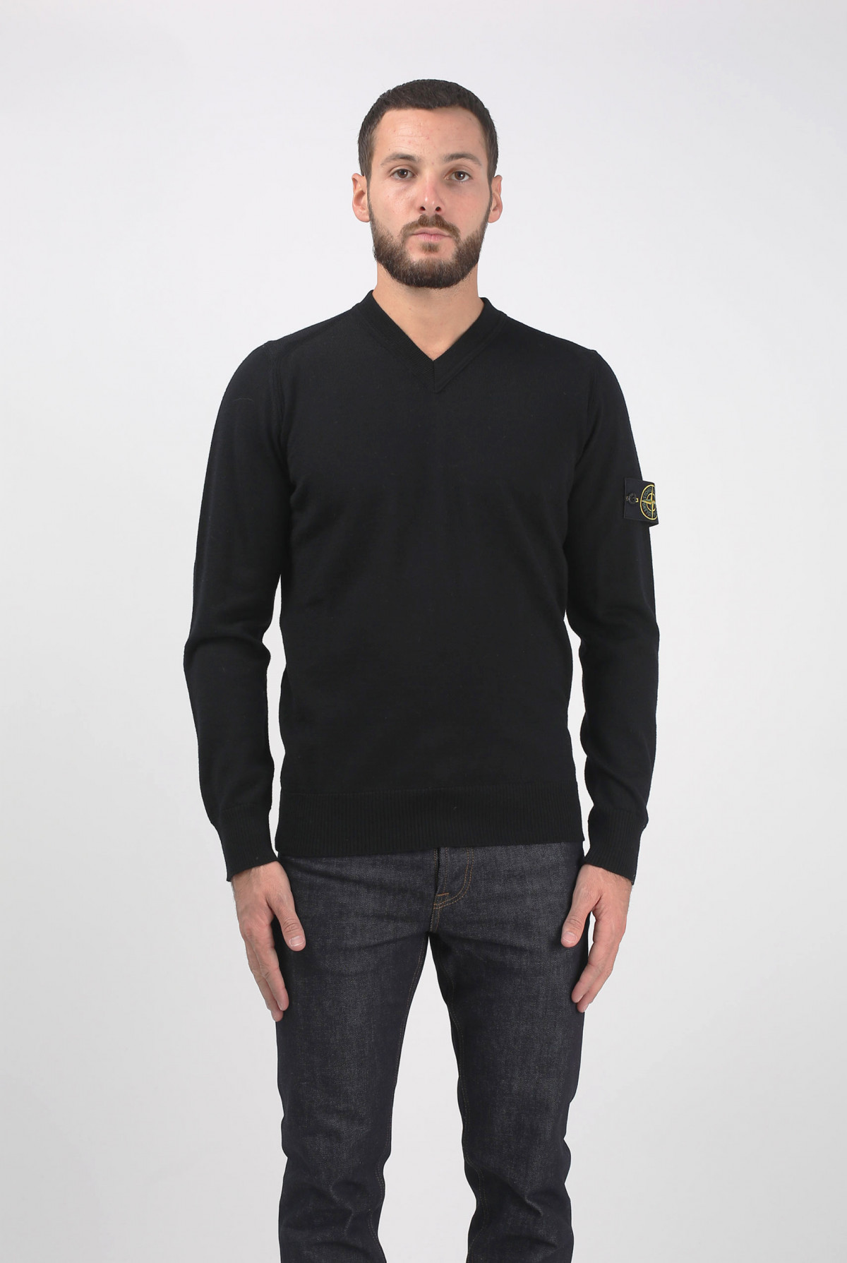 PULL STONE ISLAND NOIR 6915538C4V0029