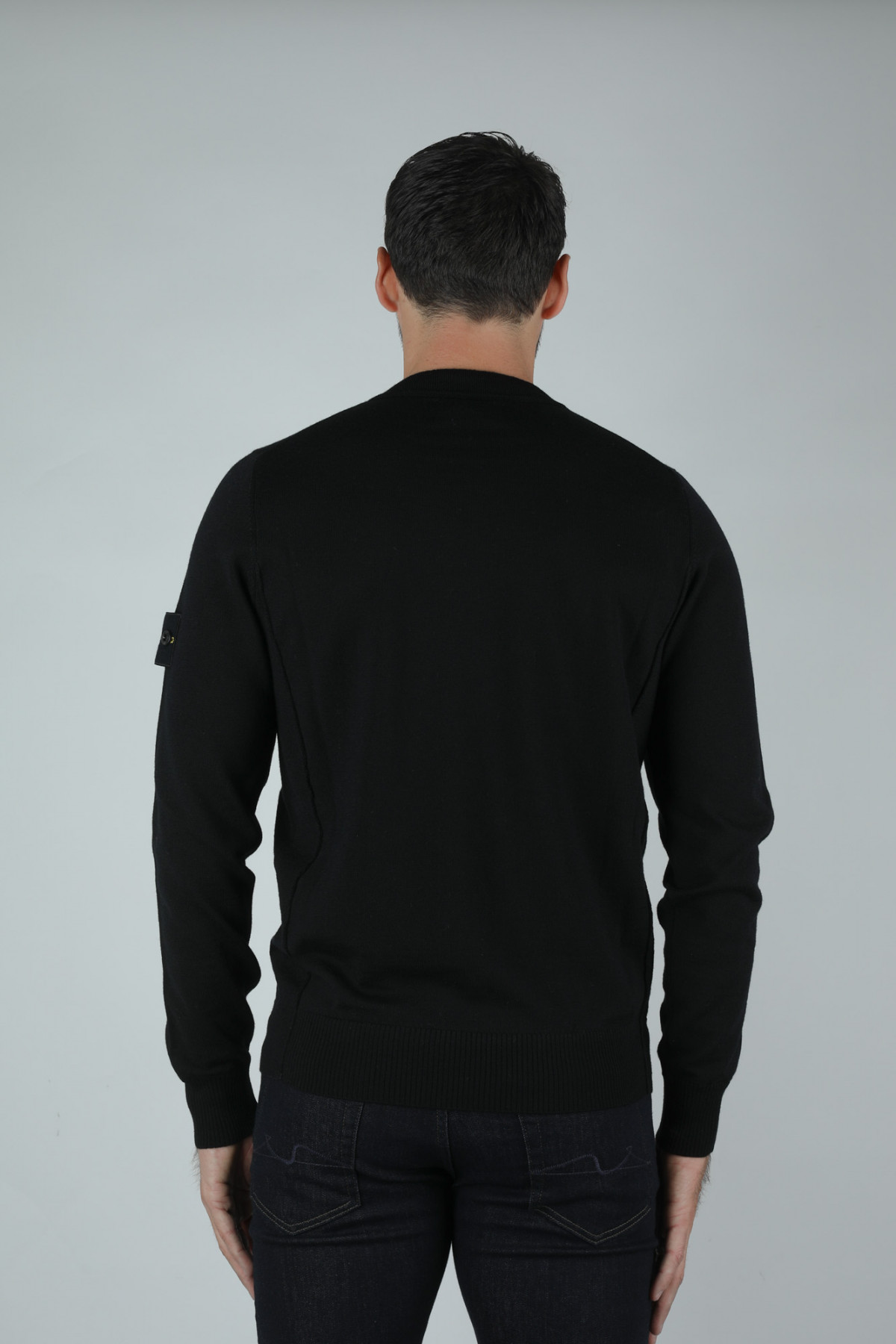 PULL STONE ISLAND NOIR 7115584C4V0029