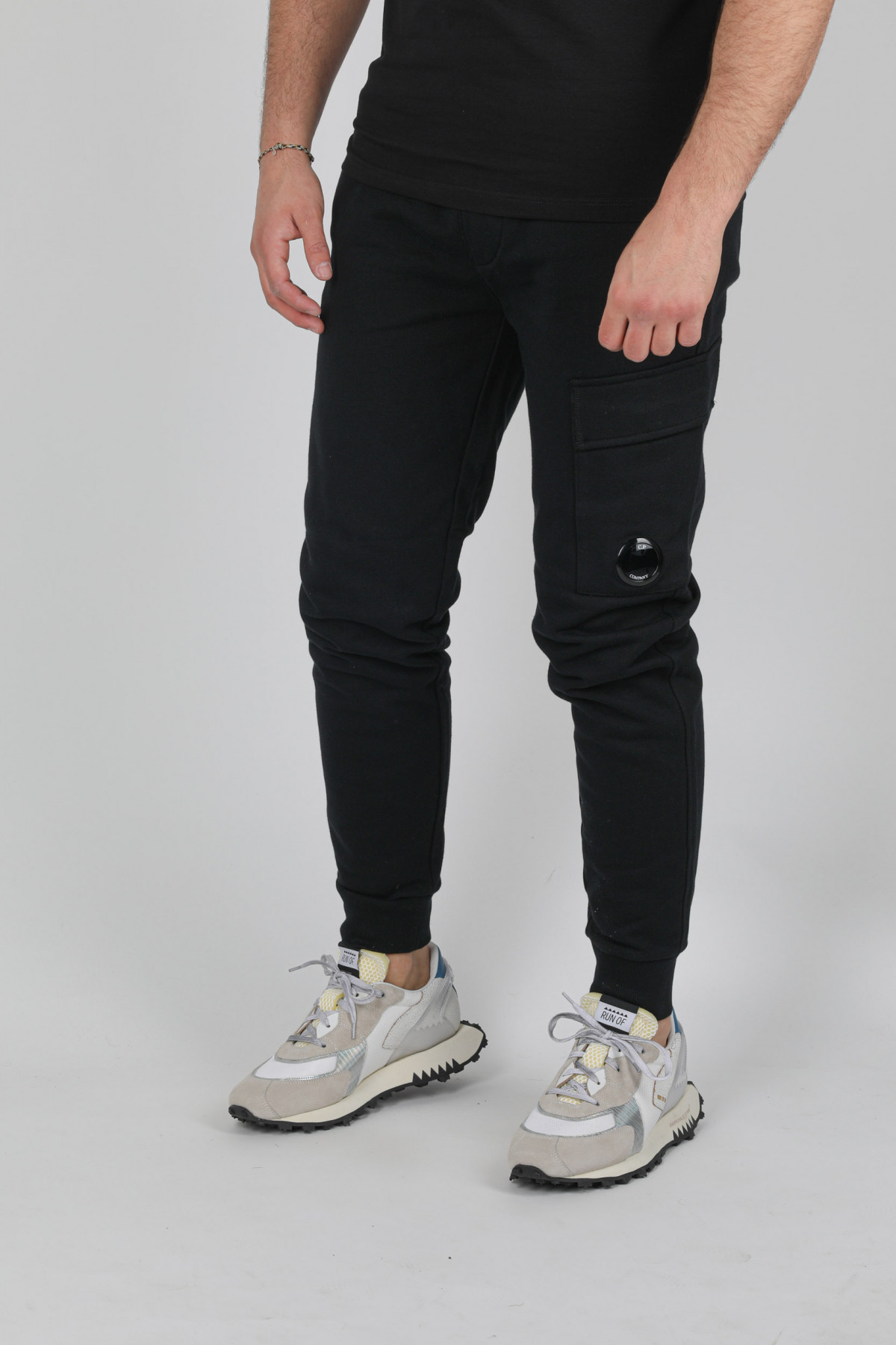 PANTALON DE JOGGING C P COMPANY NOIR P042A 999