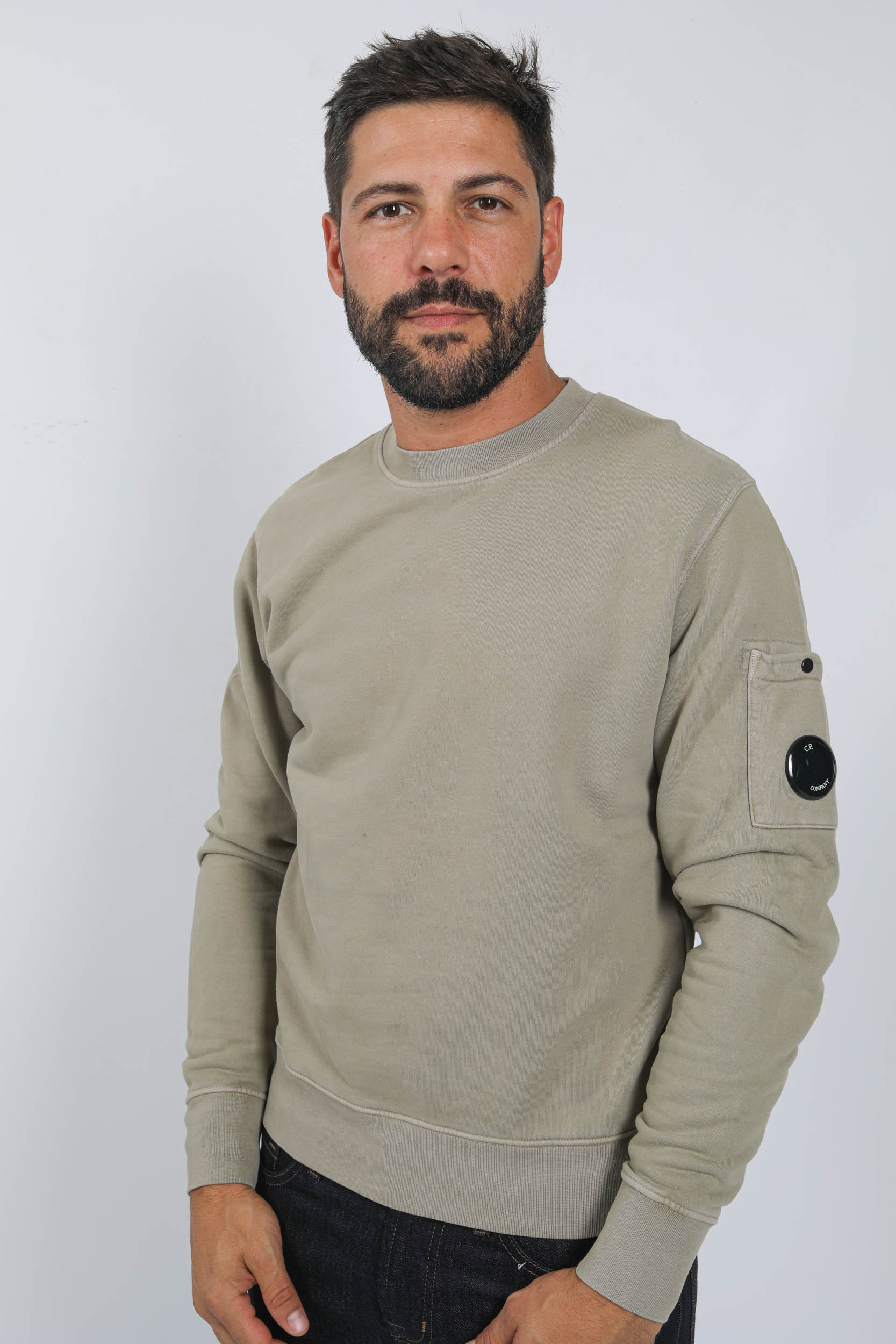 SWEAT C.P COMPANY BEIGE DELAVE S008A-335