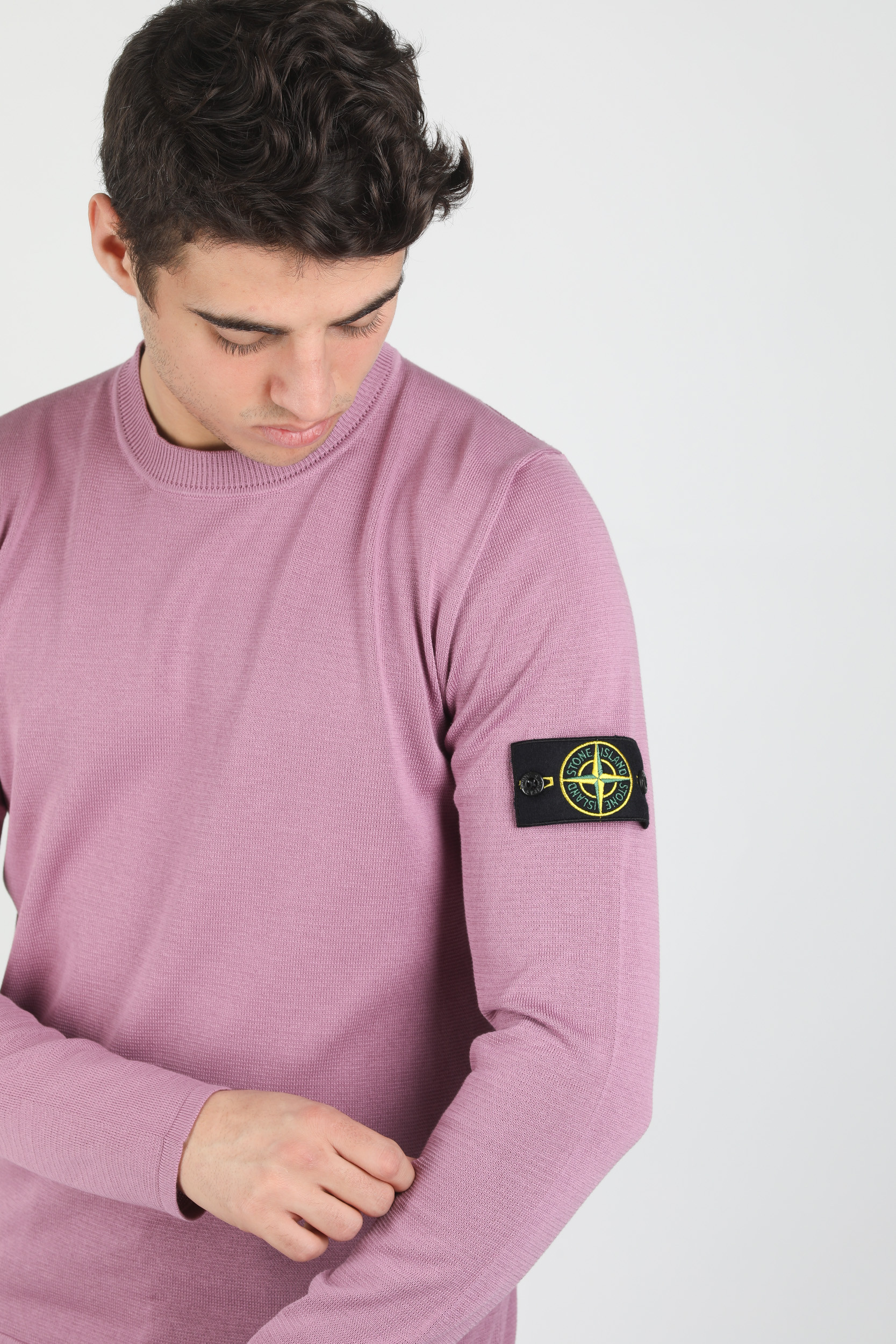 PULL STONE ISLAND VIOLET 7215517B3V0086