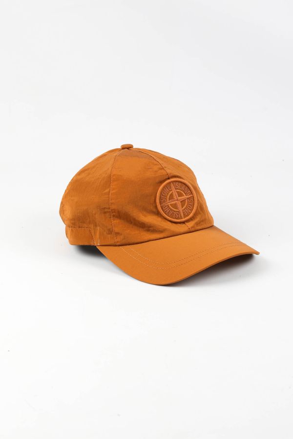 Produit CASQUETTE STONE ISLAND NYLON METAL ORANGE 781599576-V0032