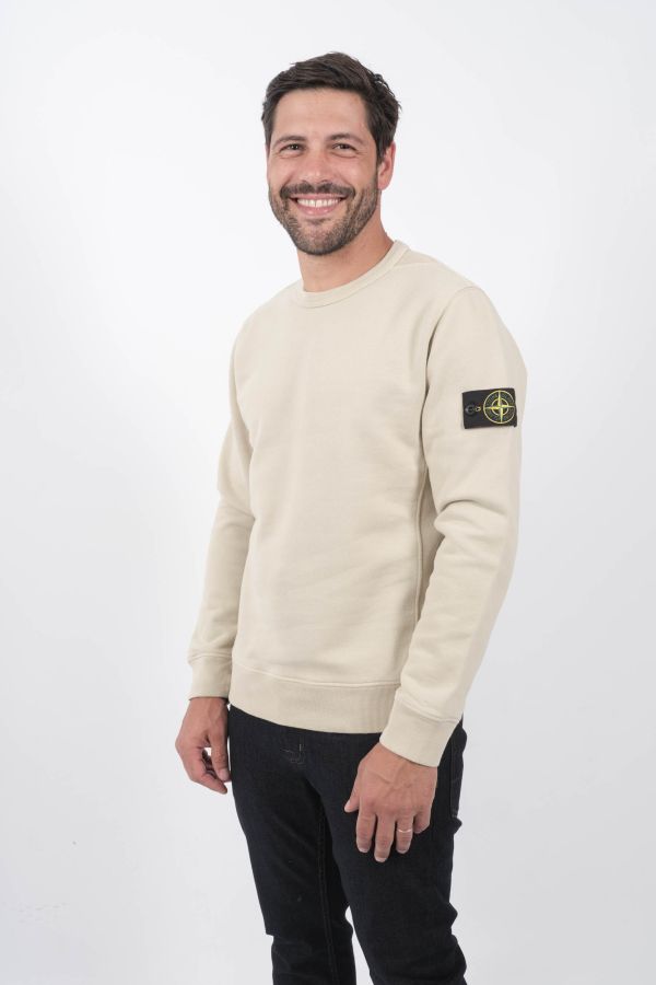 Produit SWEAT STONE ISLAND BEIGE 811562420-V0097