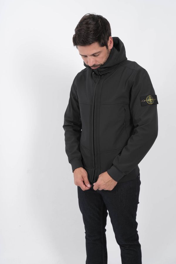 Produit SOFT SHELL STONE ISLAND NOIR 8115Q0322-V0029