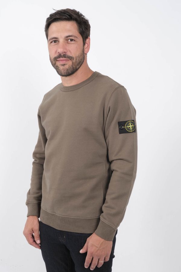 Produit SWEAT STONE ISLAND MARRON 811562420-V0075