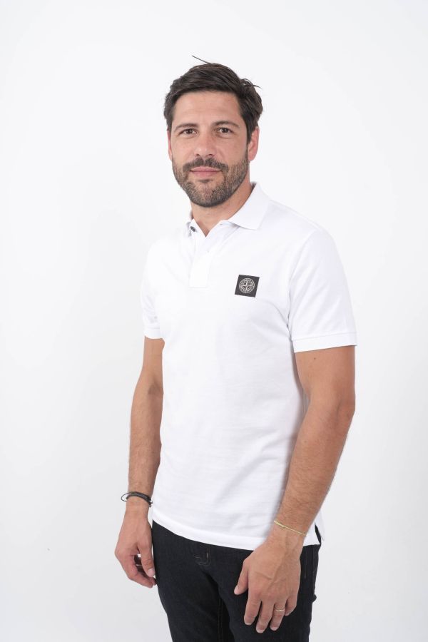 Produit POLO STONE ISLAND BLANC 81152SC17-A0001