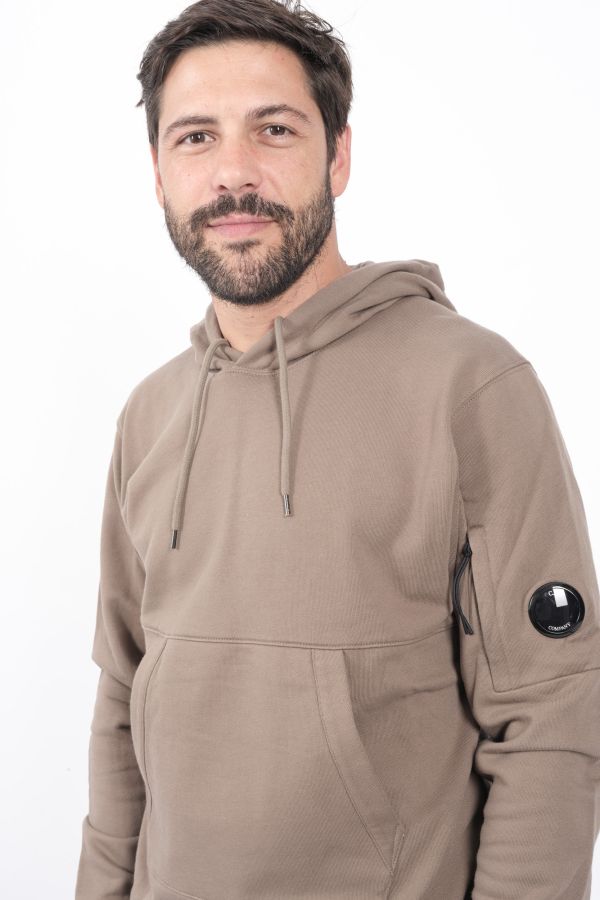 Produit SWEAT C.P COMPANY CAPUCHE BEIGE S024A-359