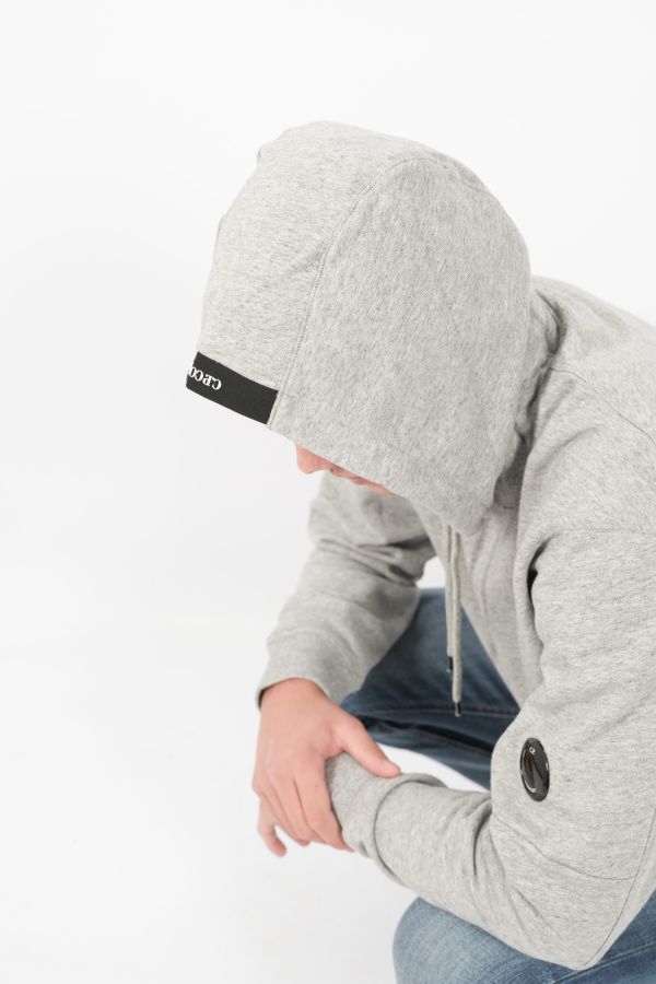 Produit SWEAT C.P COMPANY A CAPUCHE GRIS S024A-M94