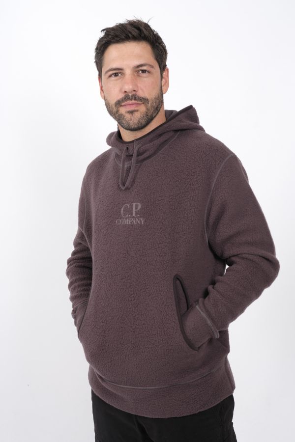 Produit PULL C.P COMPANY A CAPUCHE LAVANDE S292A-771