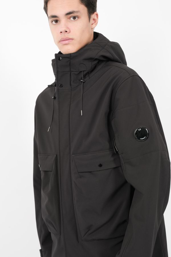 Produit PARKAS C.P COMPANY SOFT-SHELL NOIR W008A-999