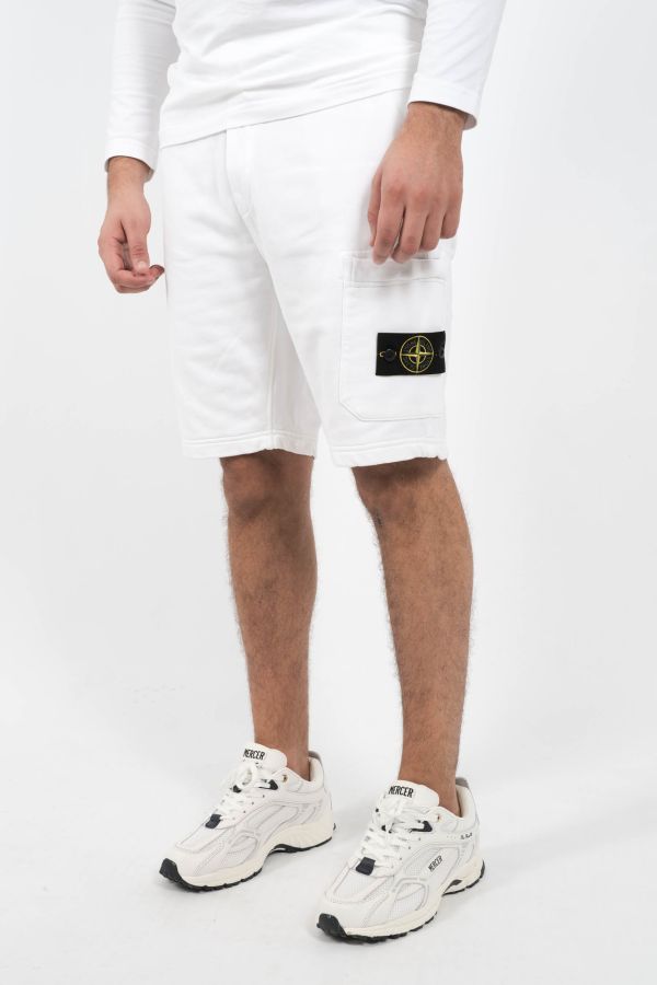 Produit BERMUDA STONE ISLAND EN COTON BLANC S156212S51-V0001