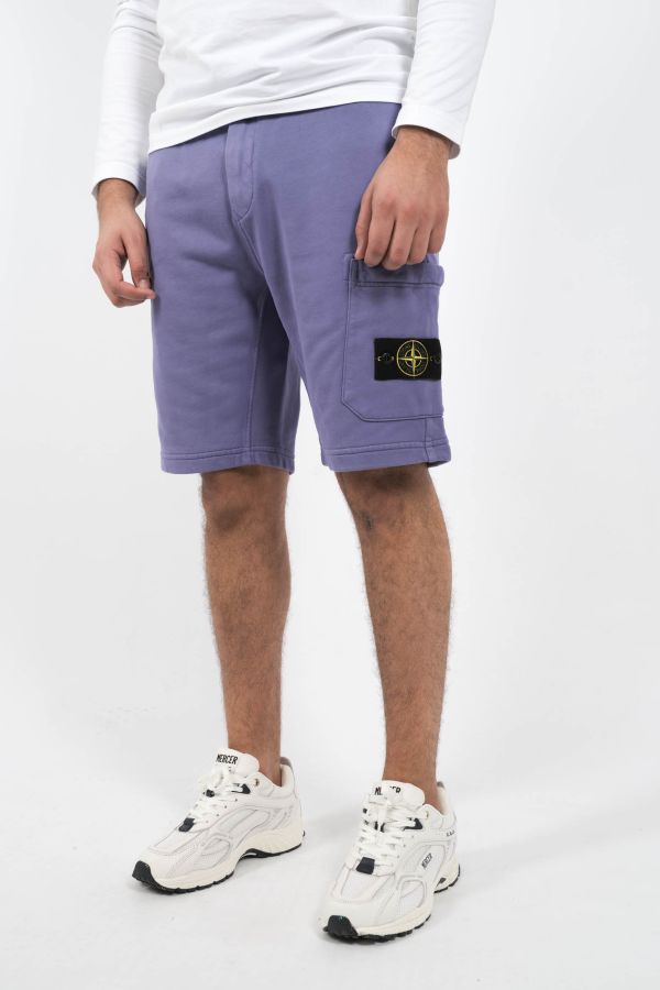 Produit BERMUDA STONE ISLAND EN COTON VIOLET S156212S51-V0047