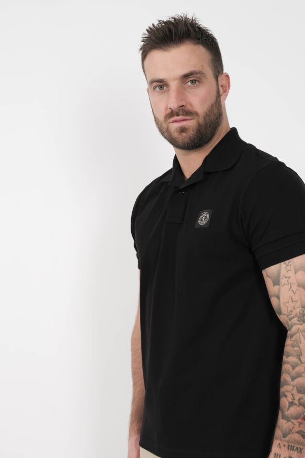 Produit POLO STONE ISLAND SLIM FIT NOIR S15222SCS17-V0029