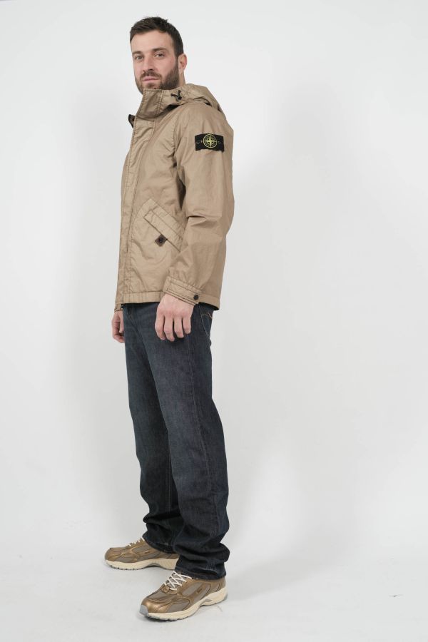 Produit VESTE STONE ISLAND EN NYLON METAL BEIGE S154193SA21-V0094