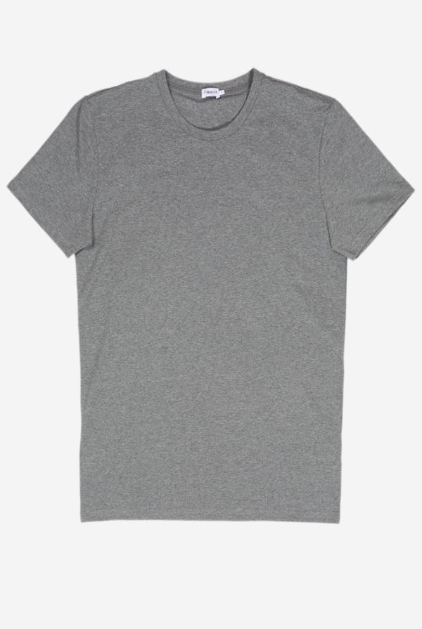 Produit T-SHIRT FILIPPA K COL ROND GRIS M. SOFT LYCRA 10704-1448