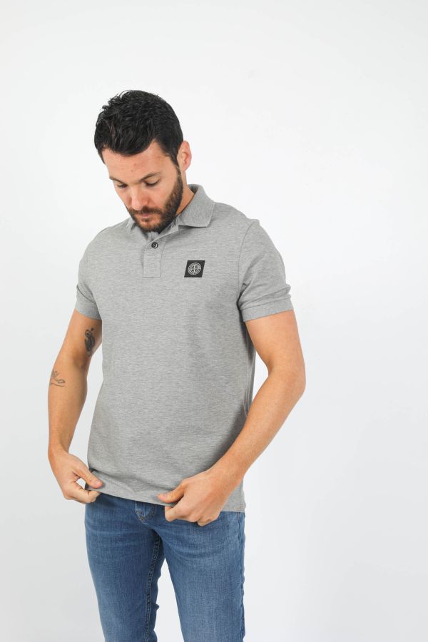 Produit POLO STONE ISLAND GRIS 78152SC17-A0M64