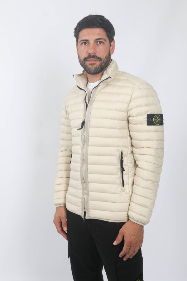 Produit DOUDOUNE MATELASSE STONE ISLAND BEIGE 791542324-V0097